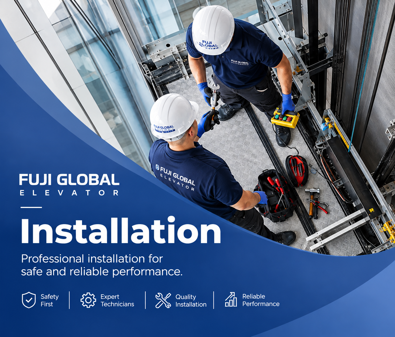 supply fuji global elevator in indonesia
